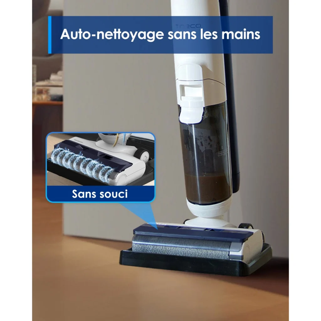 Le Tineco iFLOOR 5 se nettoie tout seul sur sa station