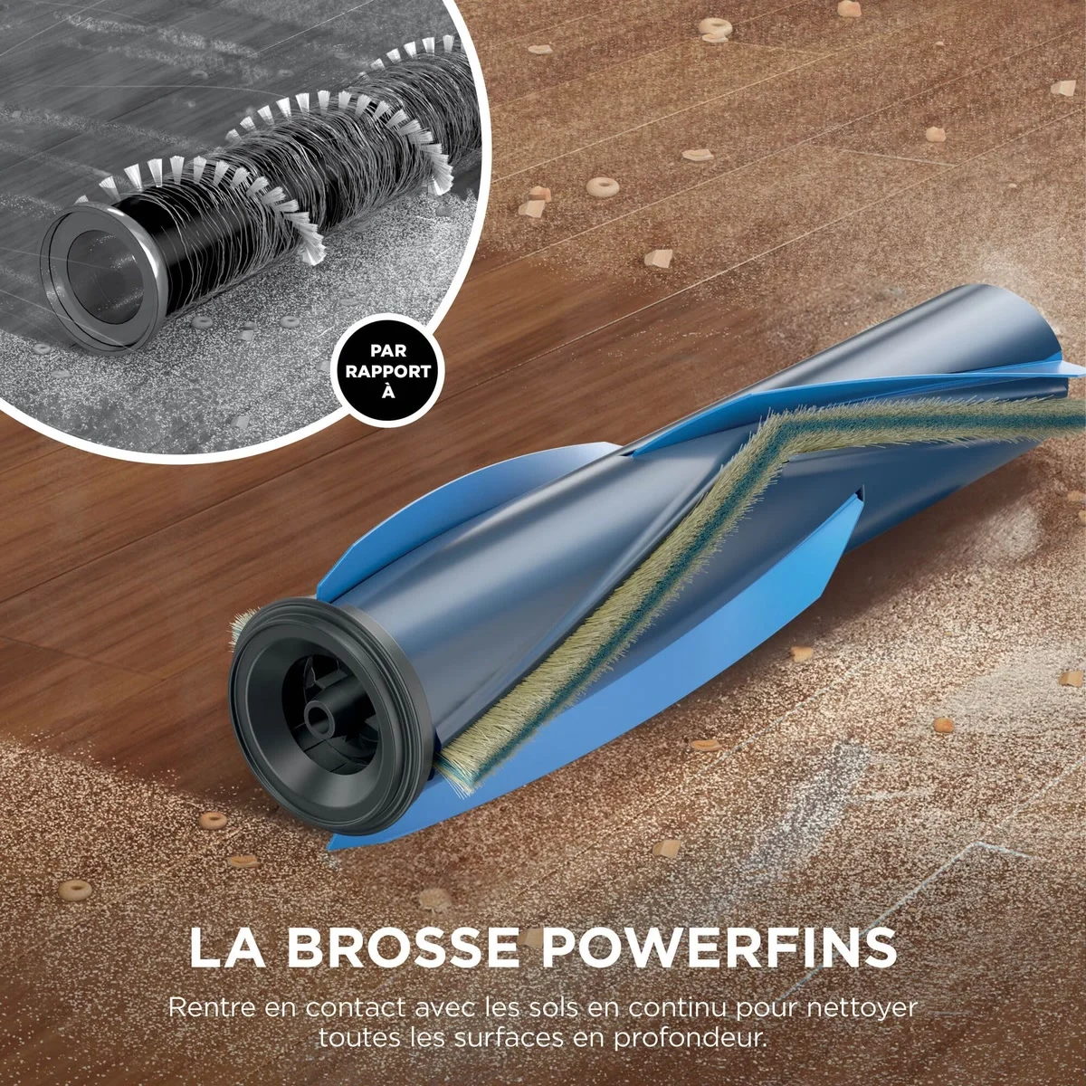 La brosse PowerFins du Shark PowerPro