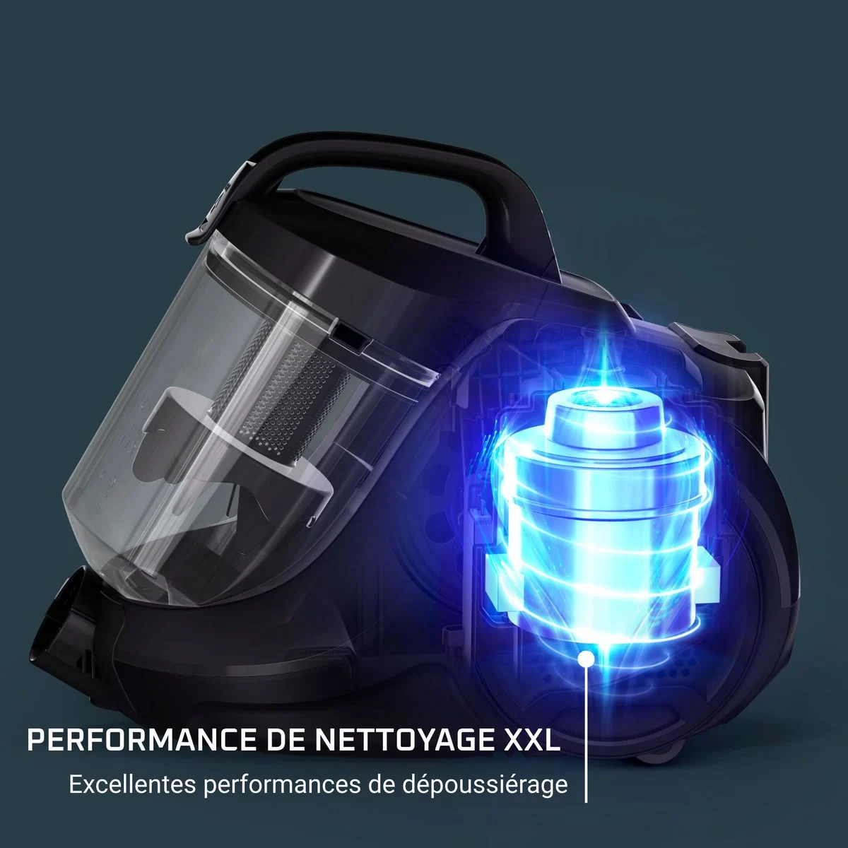 Le cyclone du Rowenta Compact Power Cyclonic