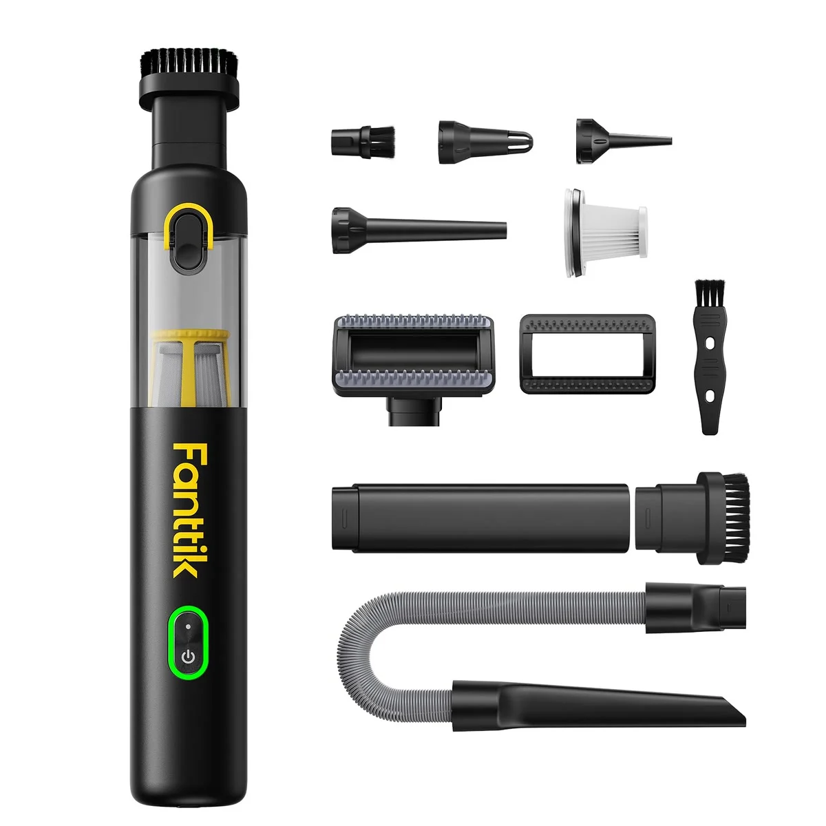 L’aspirateur Fanttik Slim V8 Apex et ses 10 accessoires