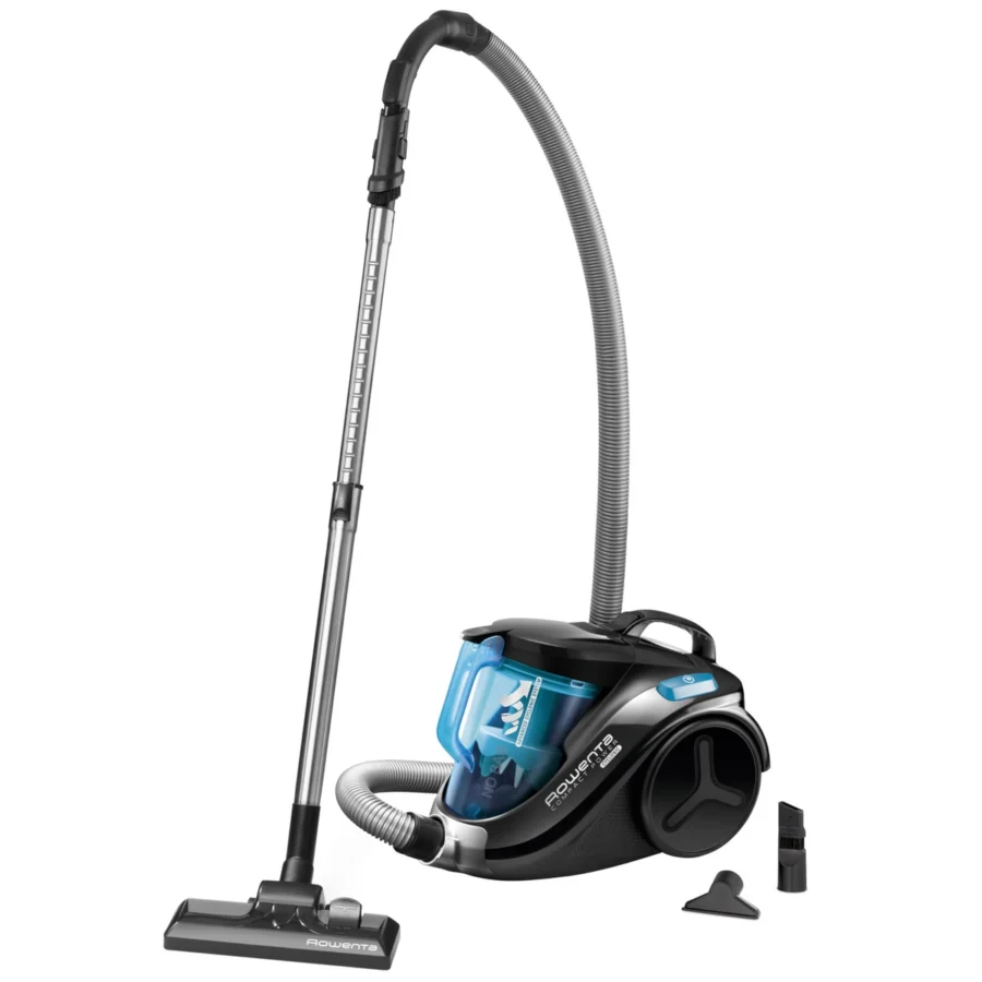 L’aspirateur traîneau Rowenta Compact Power Cyclonic turquoise