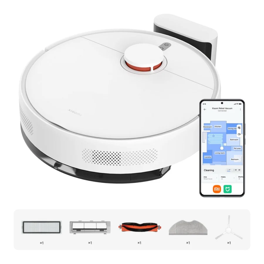 Le robot Xiaomi S40C, sa station, son application et ses accessoires