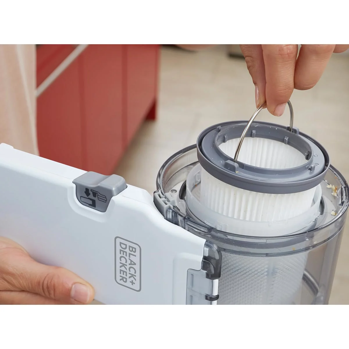 Le filtre du Dustbuster Pivot
