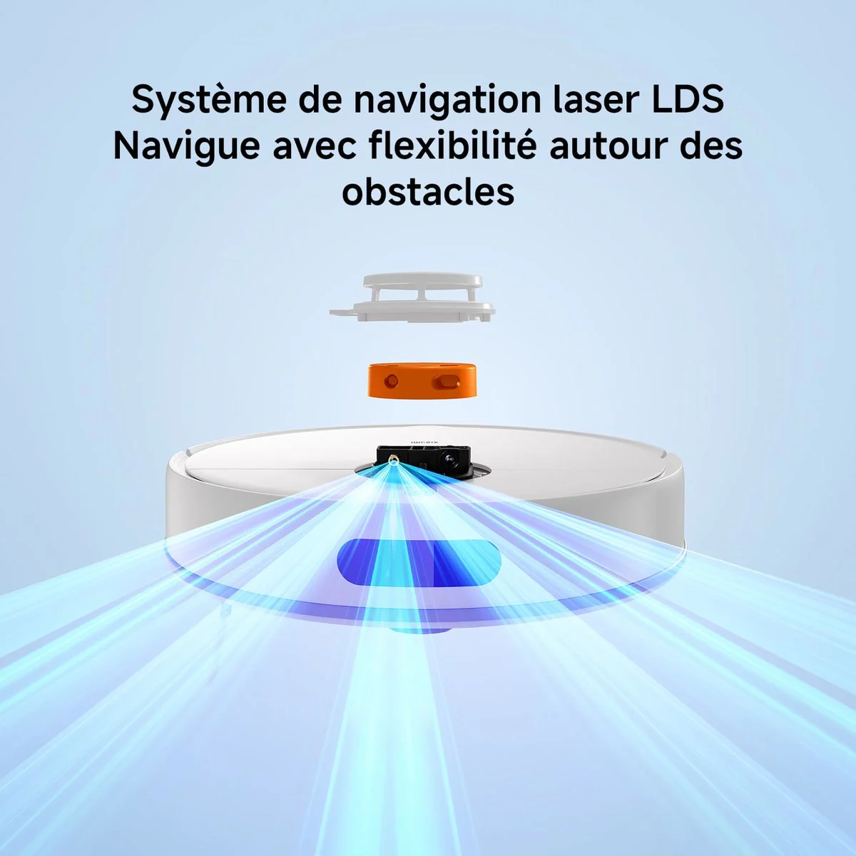 La navigation laser du Xiaomi S40C