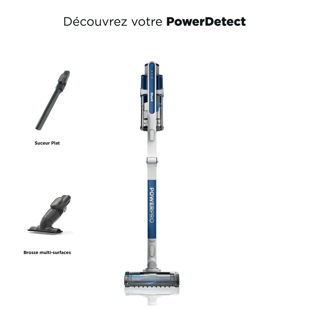Le Shark PowerPro, son suceur plat et sa brosse multi-surfaces