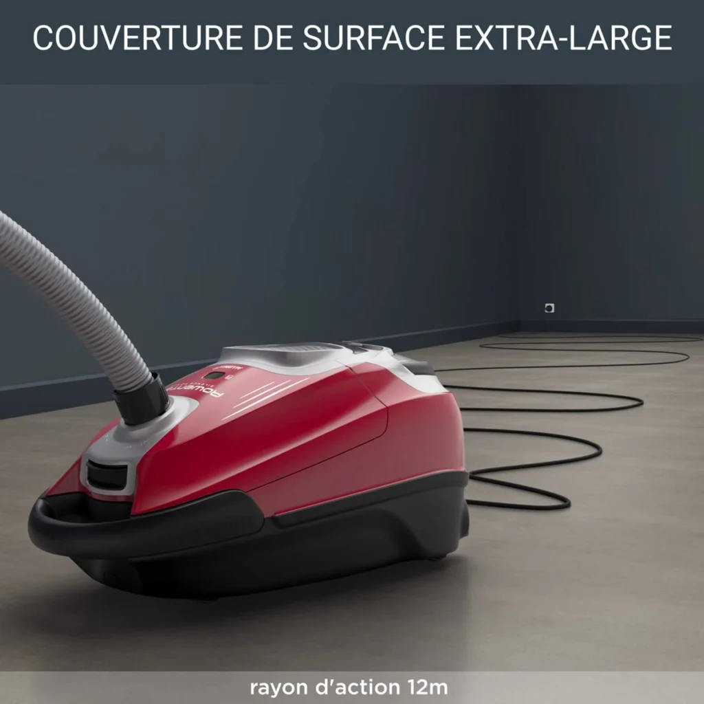 Le Rowenta Silence Force et son rayon d’action de 12 m